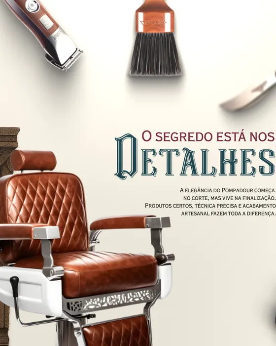 Peça de social media produzida pela Domos para Barbearia Signore