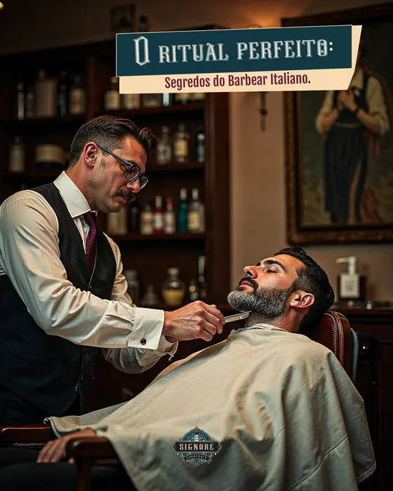 Peça de social media produzida pela Domos para Barbearia Signore