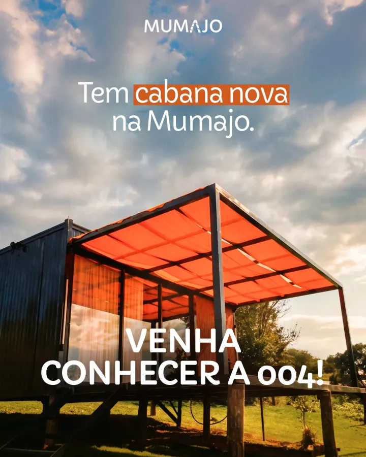 Capa dos trabalhos da Domos para Mumajo Cabanas