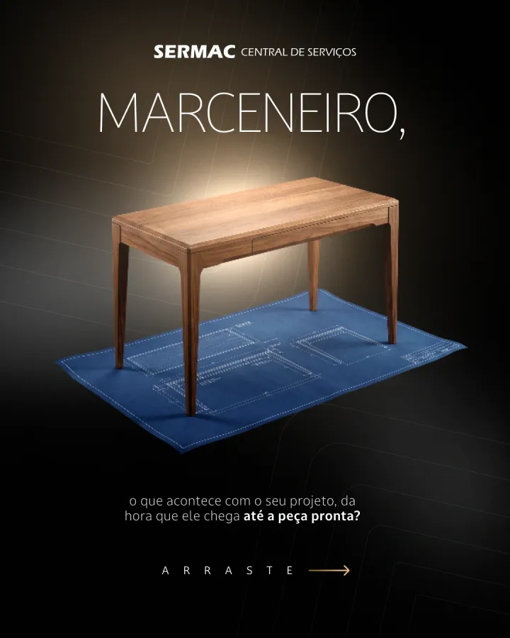 Capa dos trabalhos da Domos para Sermac