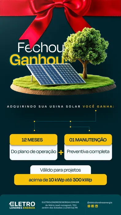 Peça de social media produzida pela Domos para Eletro Londres
