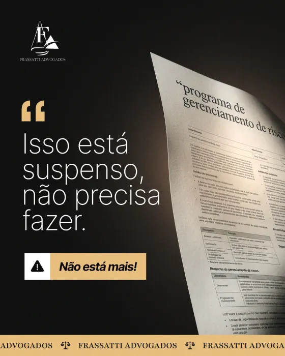 Peça de social media produzida pela Domos para Frassatti Advogados