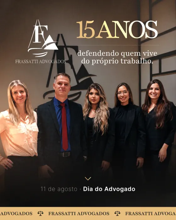 Peça de social media produzida pela Domos para Frassatti Advogados