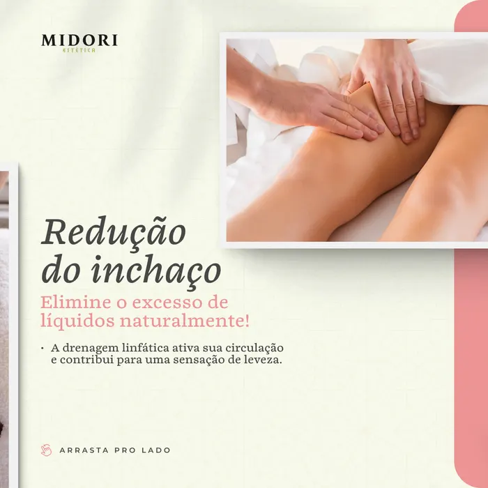 Peça de social media produzida pela Domos para Midori Estética