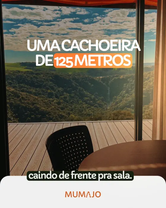 Peça de social media produzida pela Domos para Mumajo Cabanas