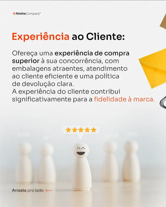 Peça de social media produzida pela Domos para Nisthe Company