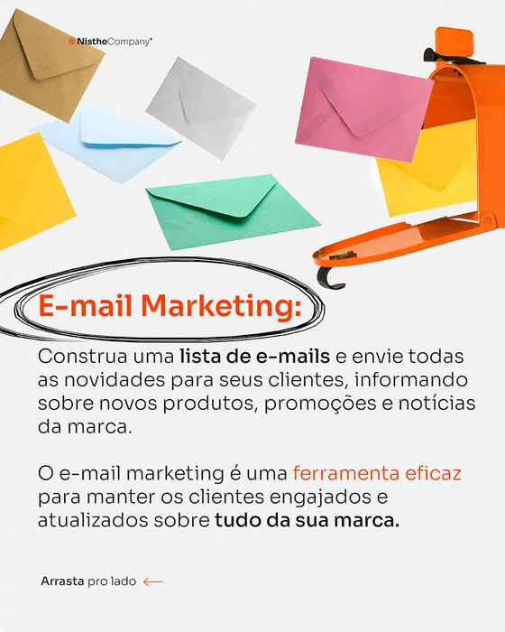 Peça de social media produzida pela Domos para Nisthe Company