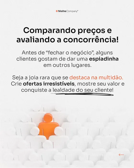 Peça de social media produzida pela Domos para Nisthe Company