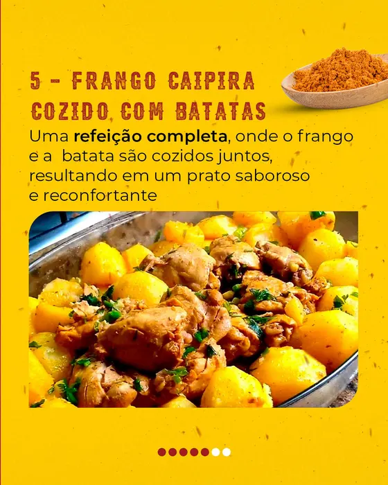 Peça de social media produzida pela Domos para Sabor Caipira