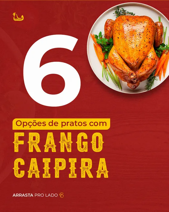 Peça de social media produzida pela Domos para Sabor Caipira