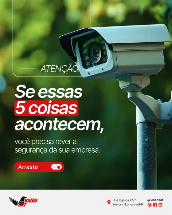 Peça de social media produzida pela Domos para Visão Sat