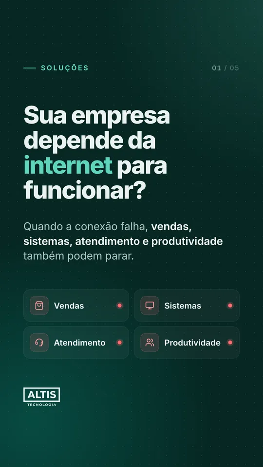 Story do destaque Soluções